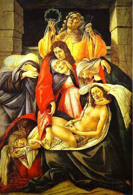 Sandro Botticelli Lamentation over Dead Christ France oil painting art